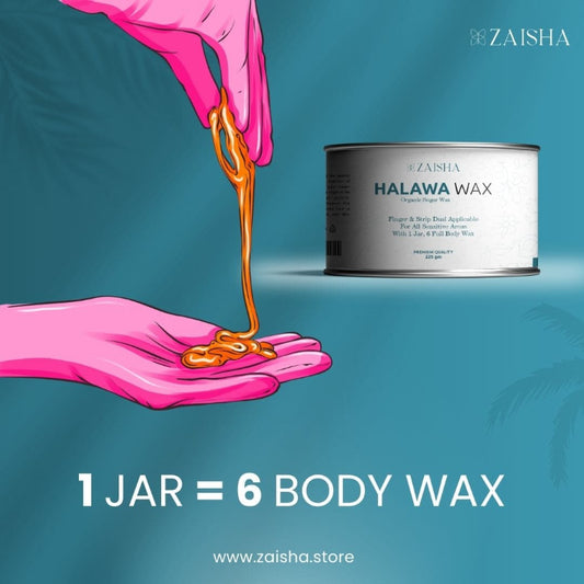 Halawa wax + After wax lotion + Cotton Strips