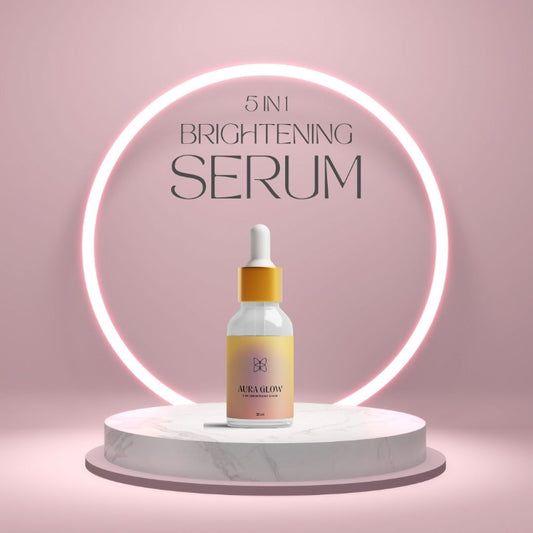AURA GLOW: 5 in 1 Face Brightening Serum (30 ml)