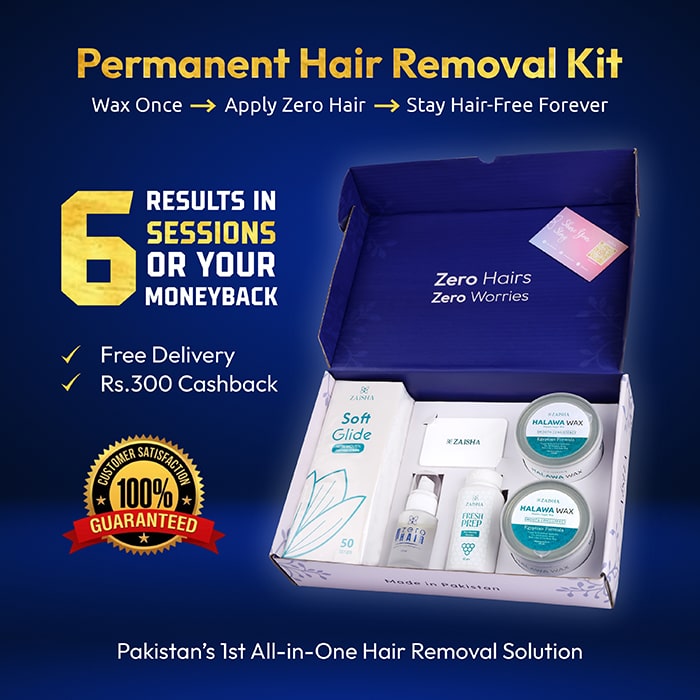Zaisha Waxing & Zero Regrowth Kit - Permanent Hair Removal