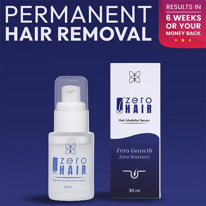 ZERO HAIR SERUM  Permanent Hair Removal