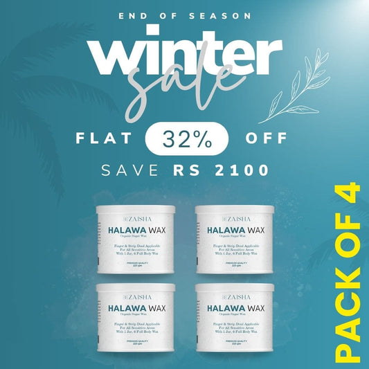 Halawa Organic Finger Wax Pack of 4