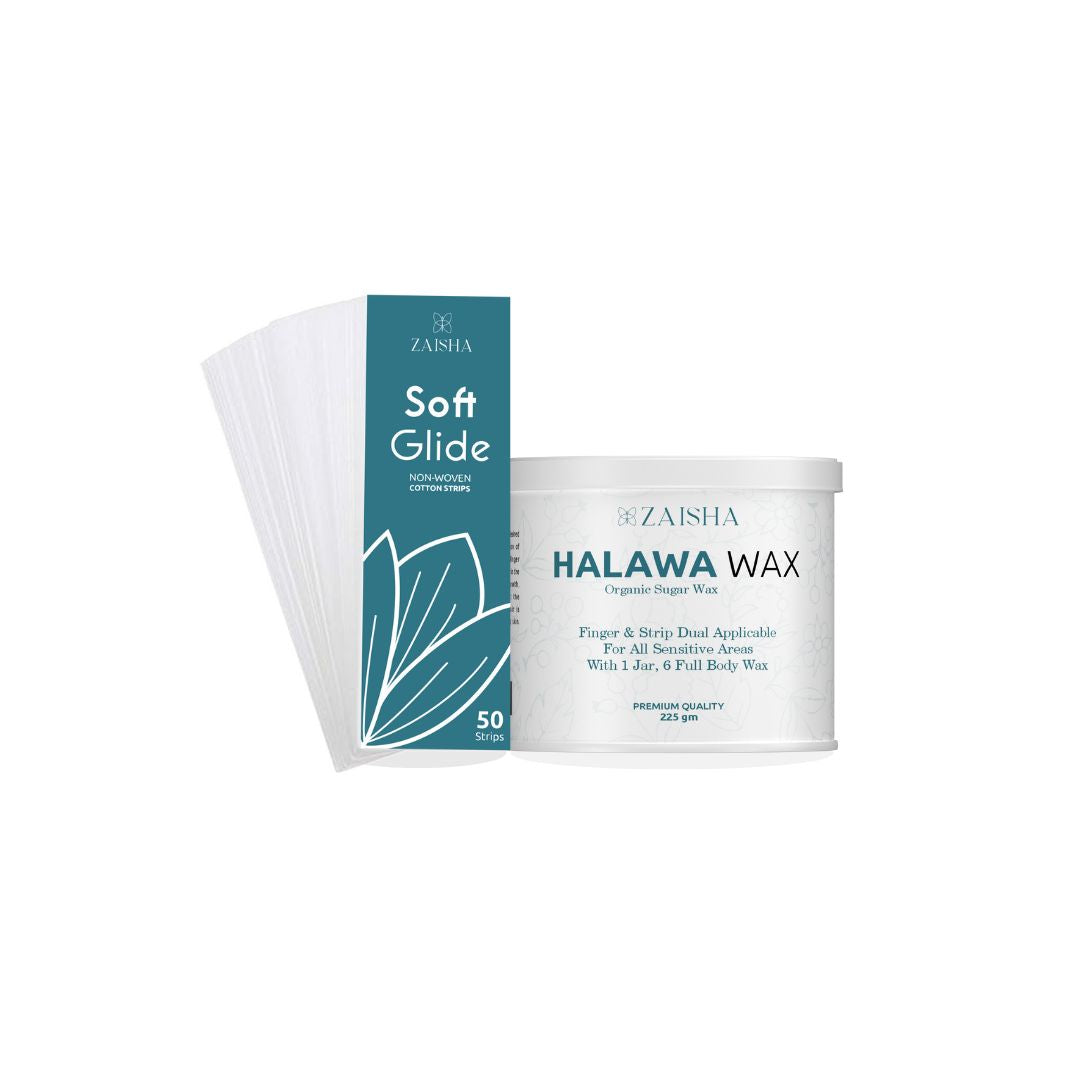 Halawa Wax + Cotton Strips Pack