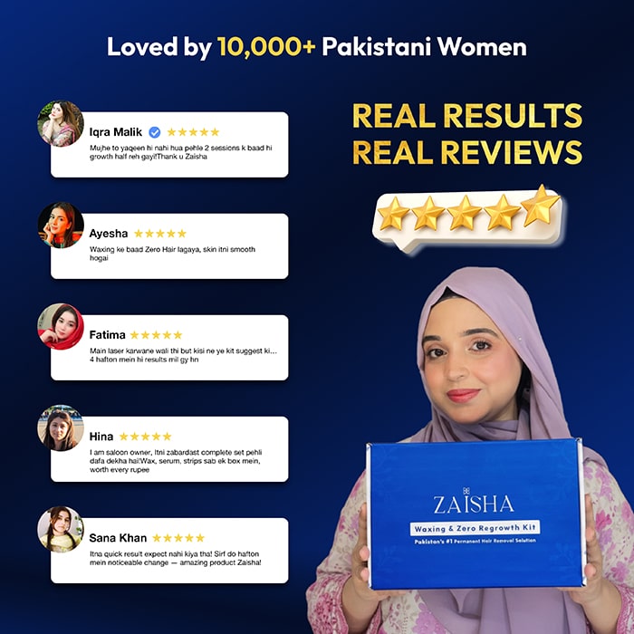 Zaisha Waxing & Zero Regrowth Kit - Permanent Hair Removal
