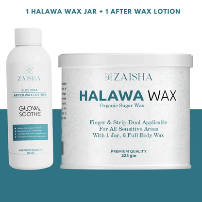 Halawa Organic Finger Wax With After Wax Lotion