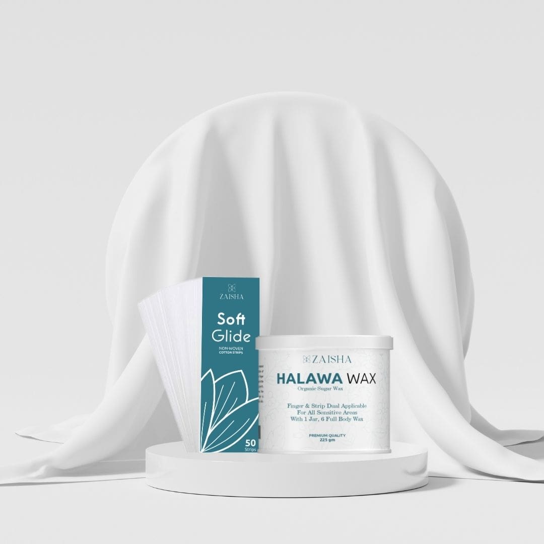 Halawa Wax + Cotton Strips Pack