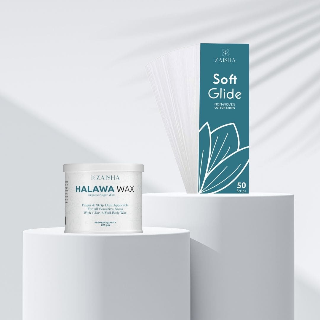 Halawa Wax + Cotton Strips Pack