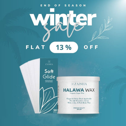 Halawa Wax + Cotton Strips Pack