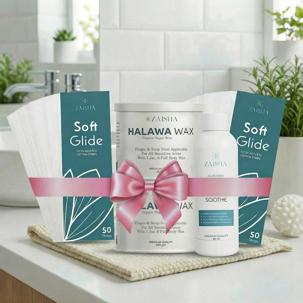 Top Seller - 2 Halawa Wax + 2 Strips + Lotion