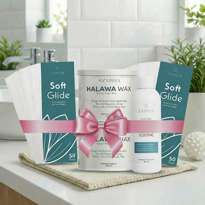 Top Seller - 2 Halawa Wax + 2 Strips + Lotion