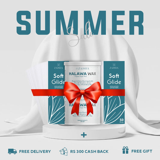 2 Halawa Wax + 2 Hair Removal Strips
