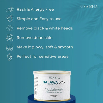 Pack of 4 - Halawa Wax - ZAISHA