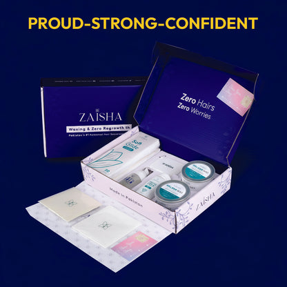 Zaisha Waxing & Zero Regrowth Kit - Permanent Hair Removal