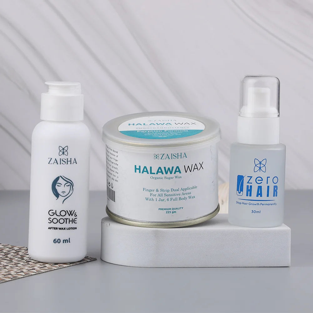 Zero Hair + Halawa wax + Lotion