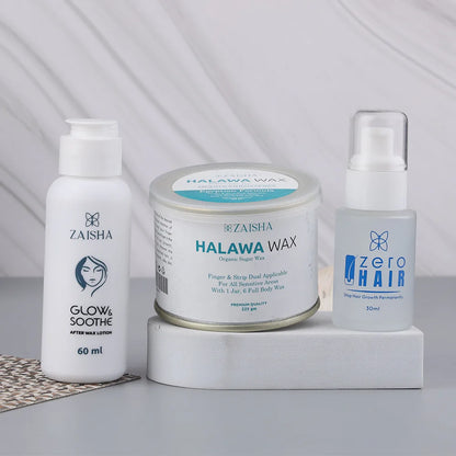 Zero Hair + Halawa wax + Lotion